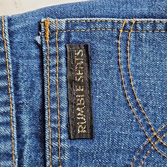 Vintage Rumble Seats Brand Jeans - Picture 3 of 7